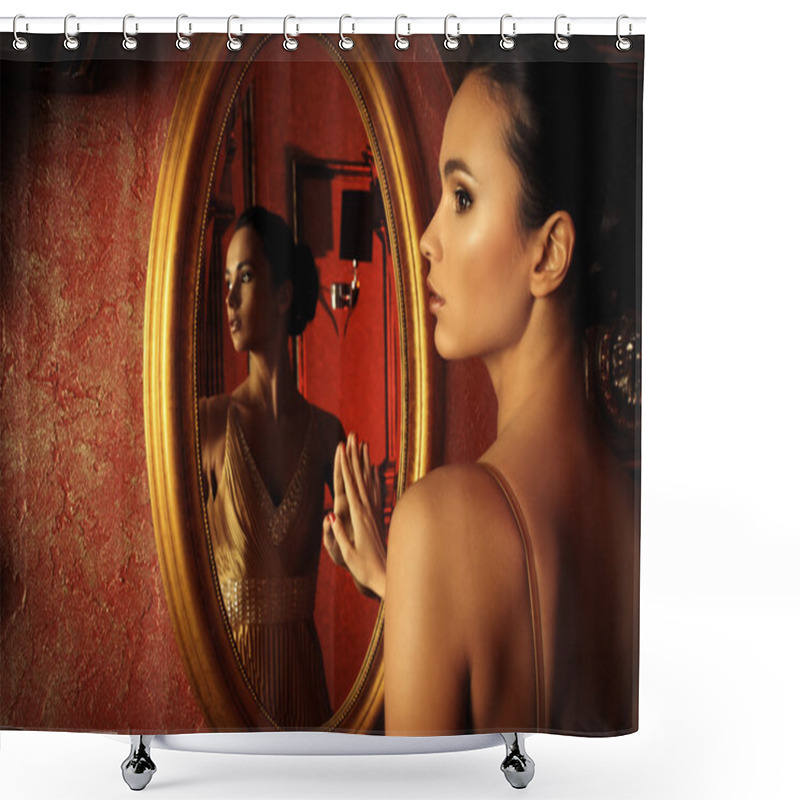 Personality  Good Posture Shower Curtains