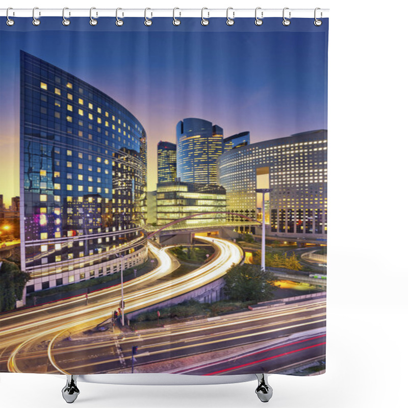 Personality  La Defense, Paris. Shower Curtains