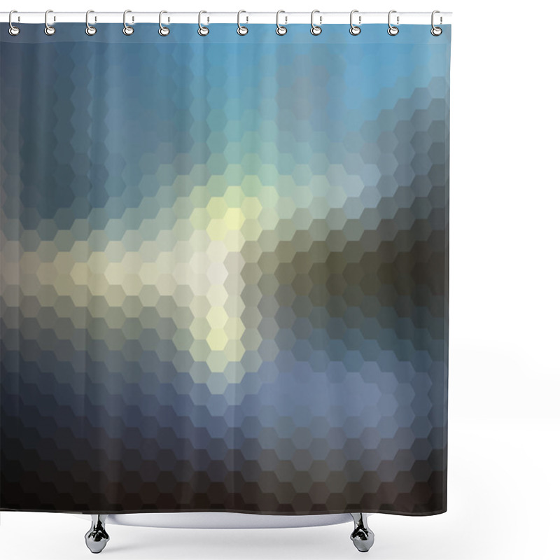 Personality  Abstract Blurred Background, Abstract Template Vector Shower Curtains