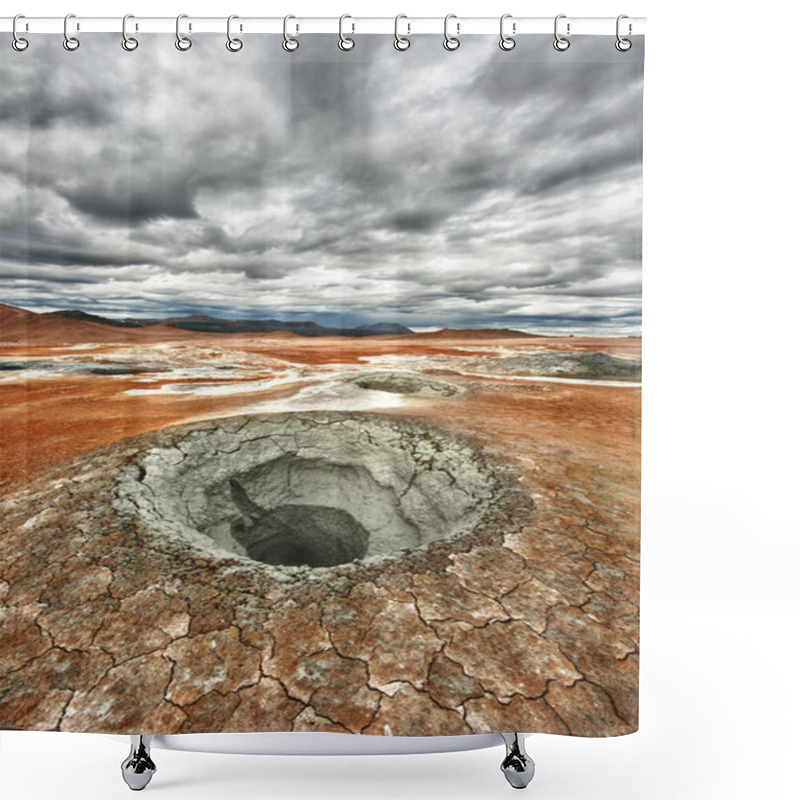 Personality  Mudpot Shower Curtains