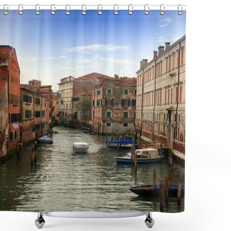 Personality  Lovely Canals Of Venice Shower Curtains