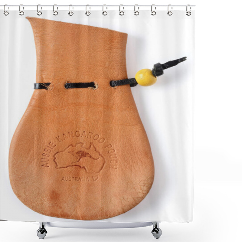 Personality  Kangaroo Scrotum Purse Shower Curtains