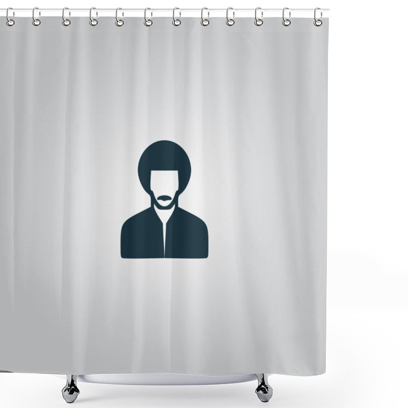 Personality  Rastafarian Man. Shower Curtains