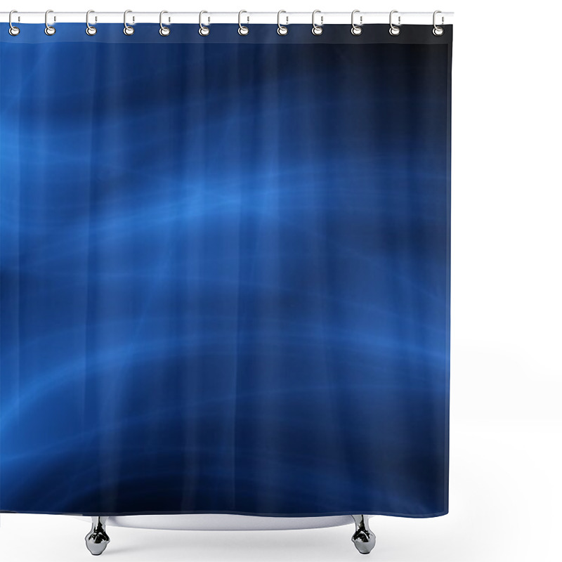 Personality  Dark Blue Abstract Web Page Pattern Shower Curtains