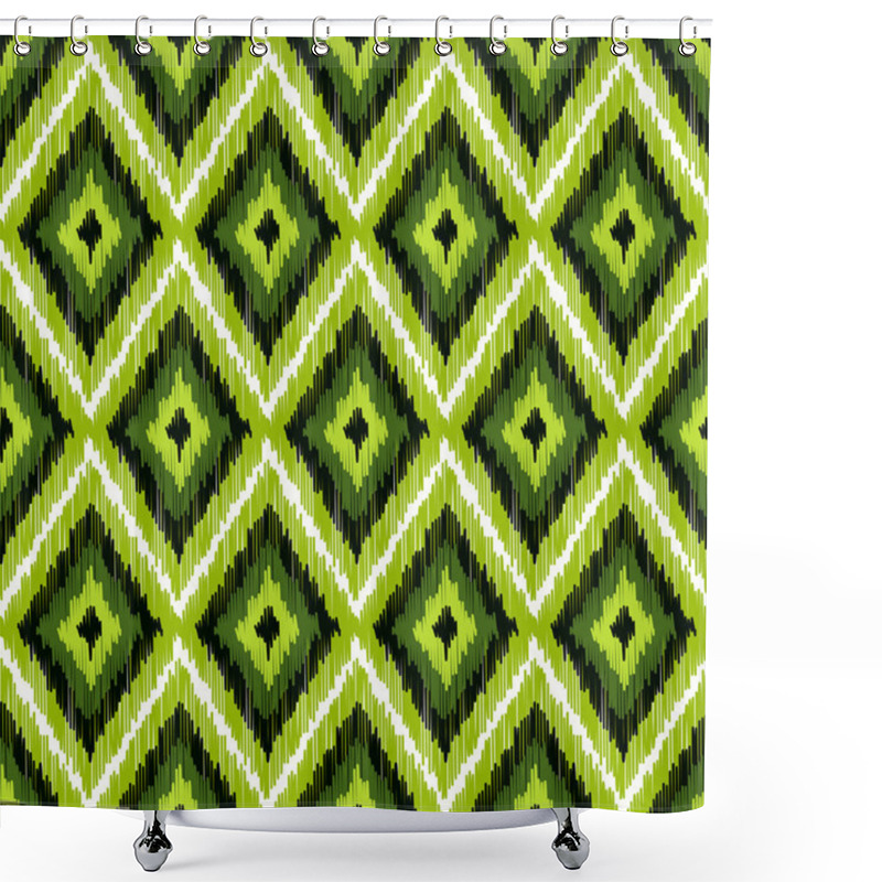 Personality  Fabric Pattern With Diamonds Shower Curtains