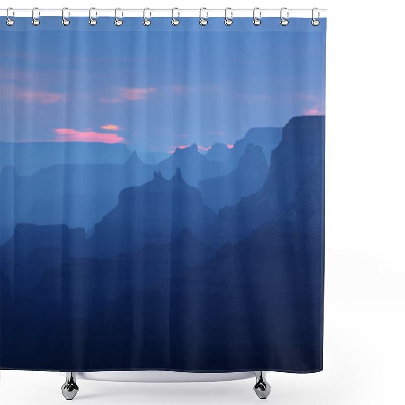 Personality  Grand Canyon View At Twilight Shower Curtains