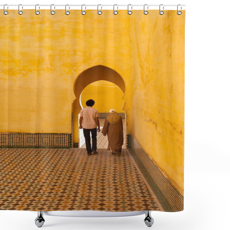 Personality  Ancient Traditional Arabian Architecture - Door Shower Curtains