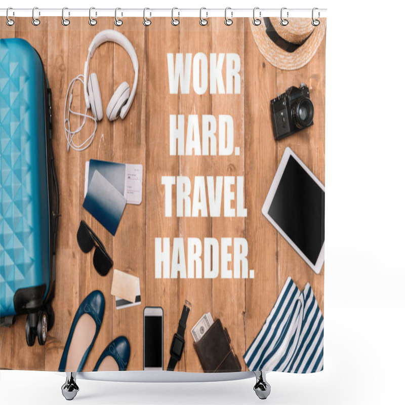 Personality  Travel Things Set Composition  Shower Curtains