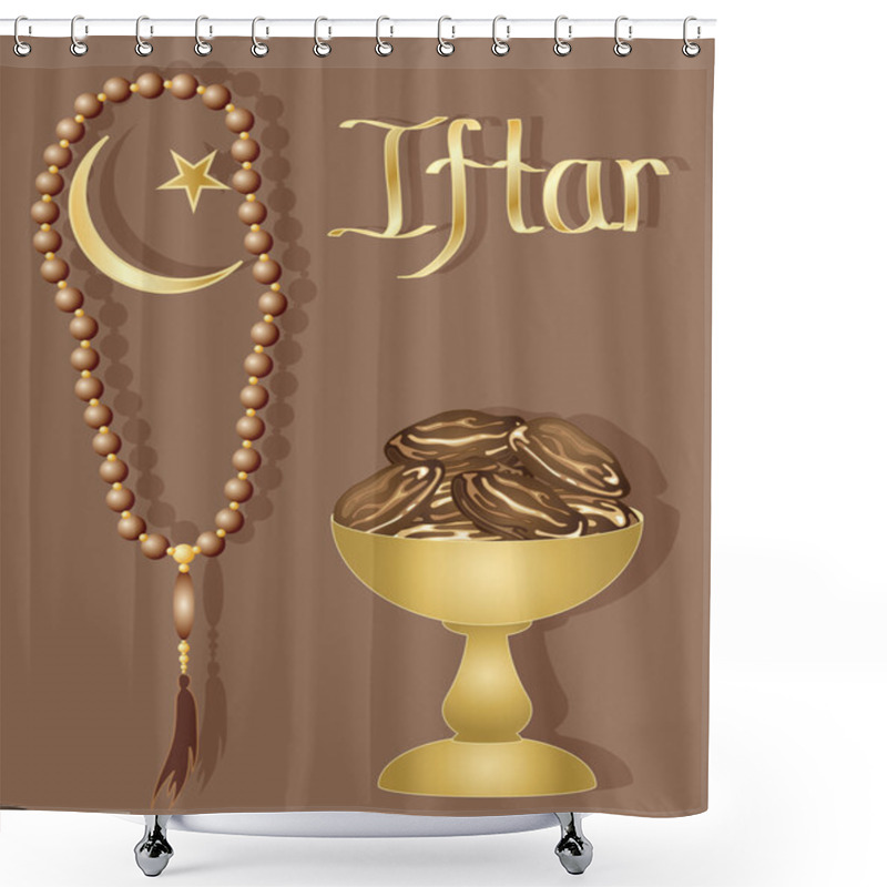 Personality  Iftar Shower Curtains