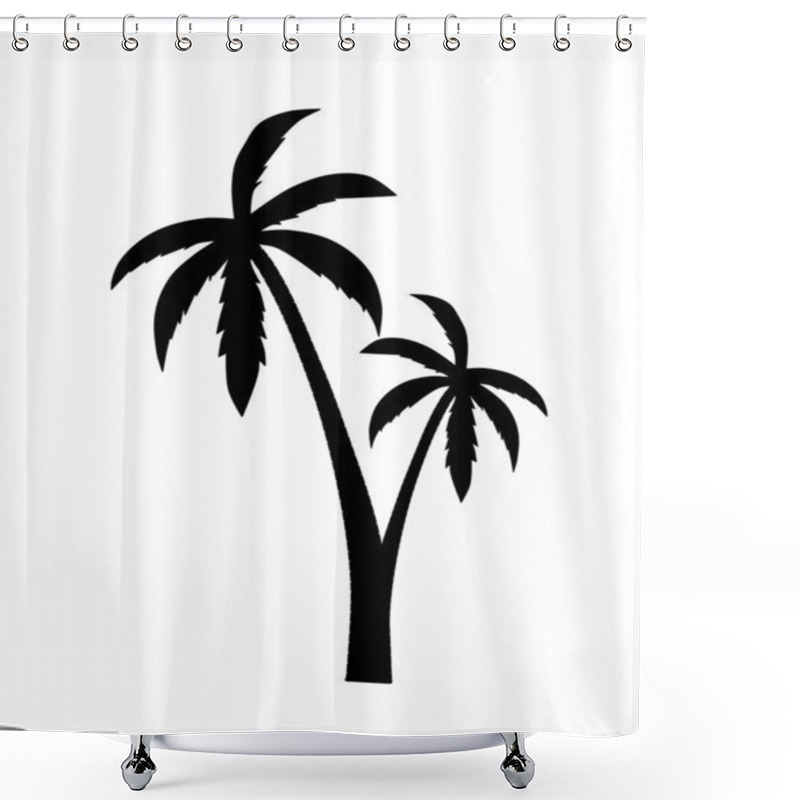 Personality  Palm Shower Curtains