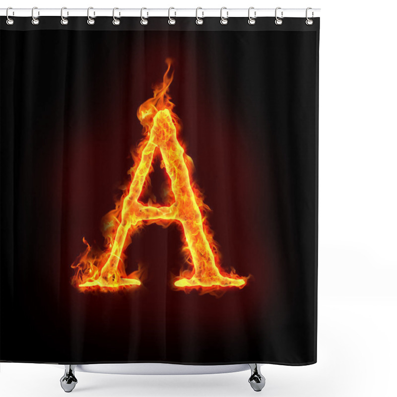 Personality  Fire Alphabets, A Shower Curtains