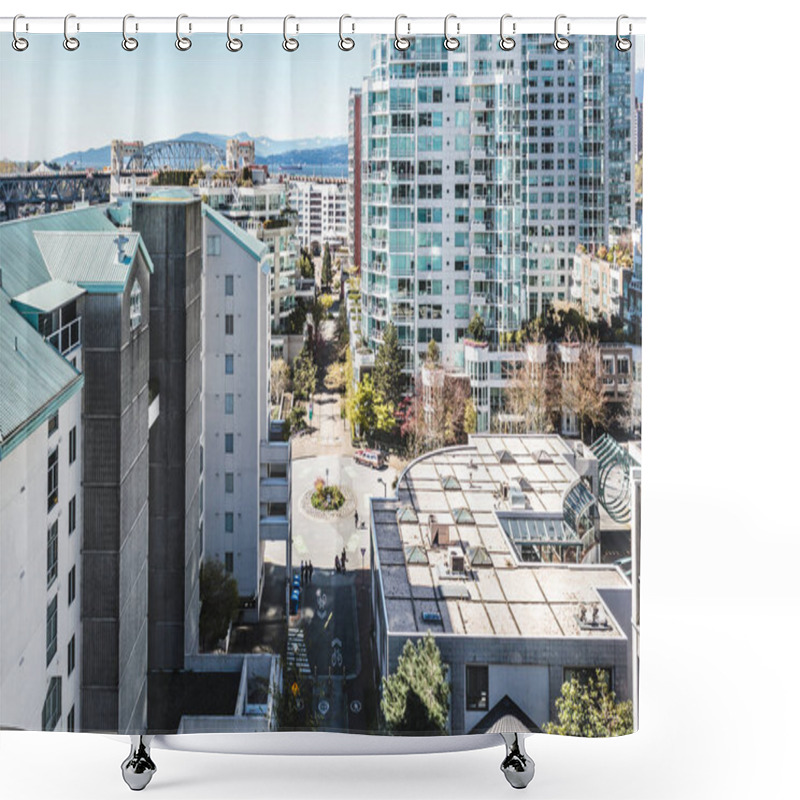 Personality  Buildings In Downtown Vancouver, BC, Canada Shower Curtains