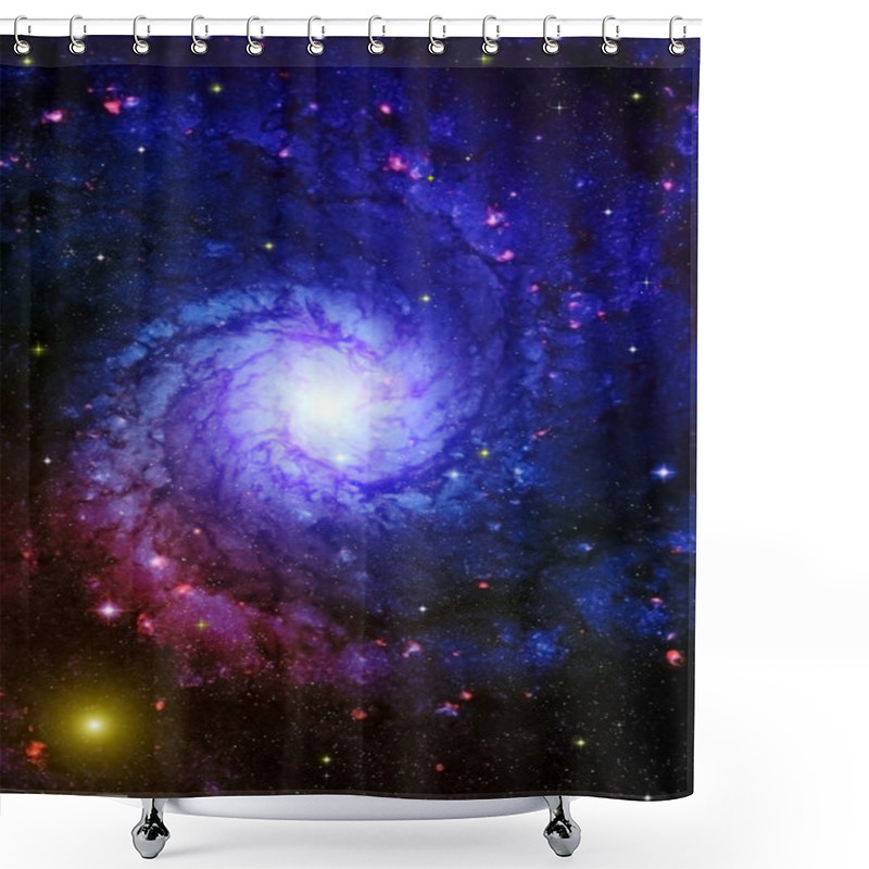 Personality  Far Away Galaxy Shower Curtains