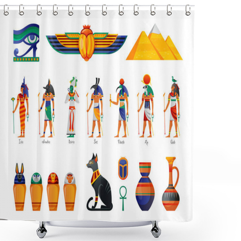 Personality  Ancient Egypt Set Shower Curtains