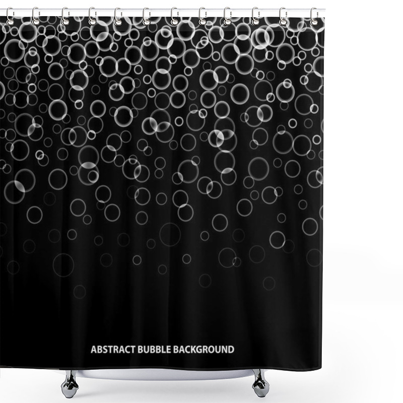 Personality  Abstract Bubbles Background Shower Curtains