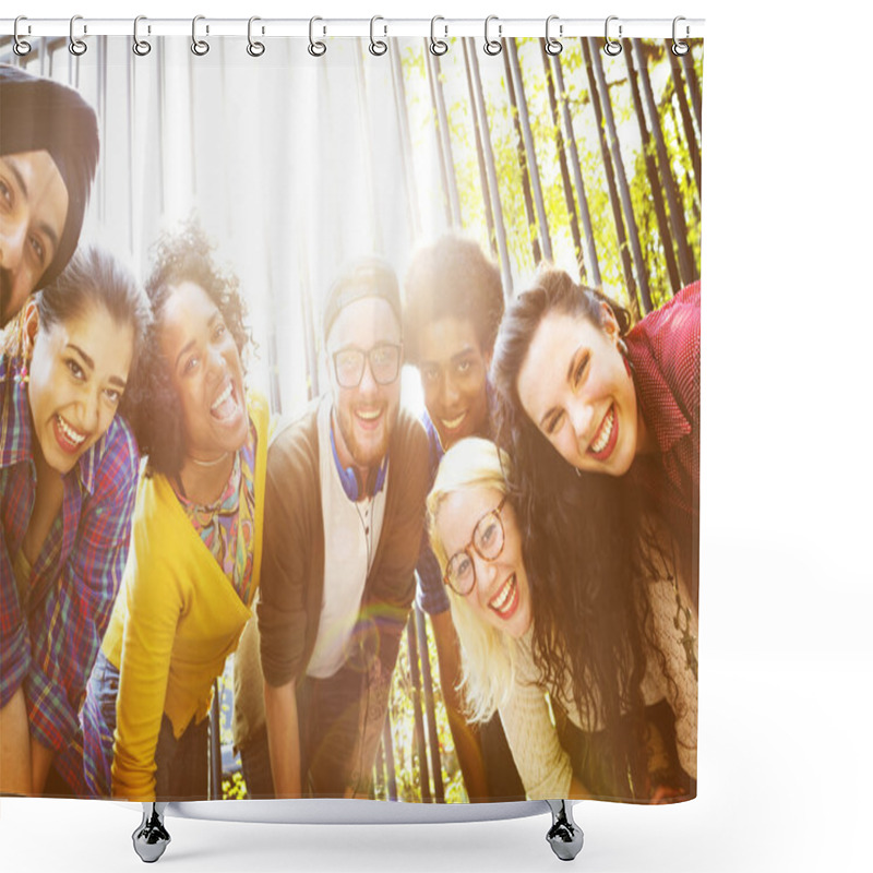 Personality  Connection Freedom Togetherness  Shower Curtains