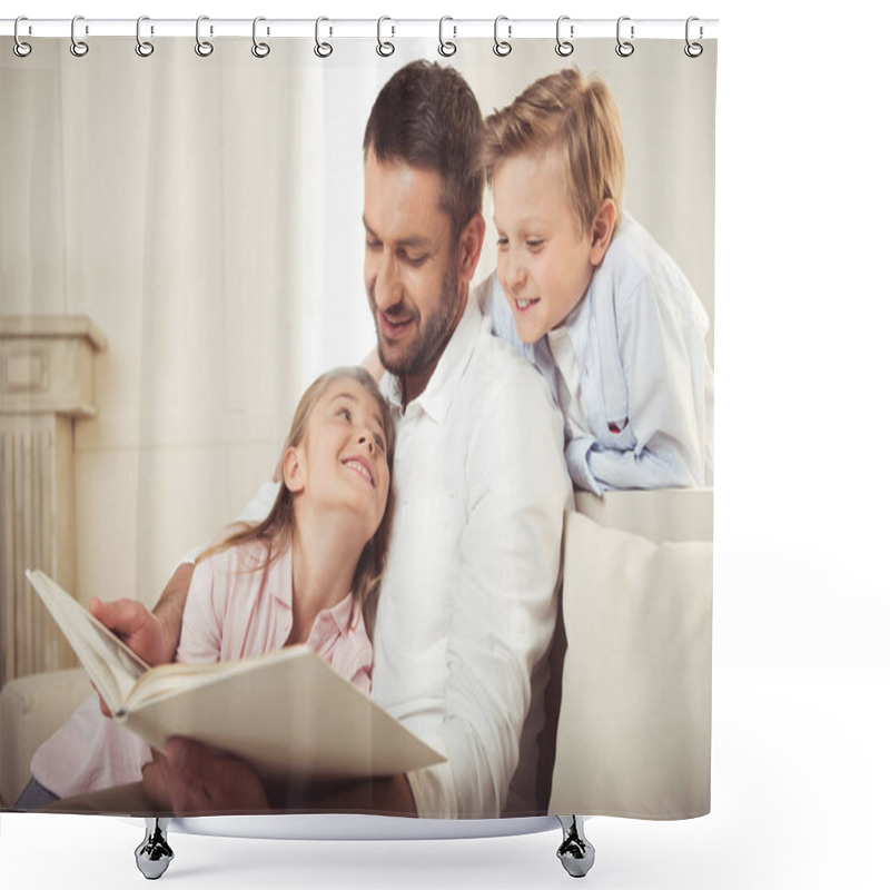 Personality  Family Studying Together Shower Curtains