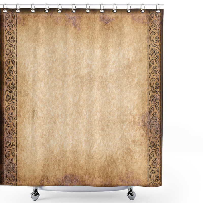 Personality  Old Parchment Or Paper Shower Curtains