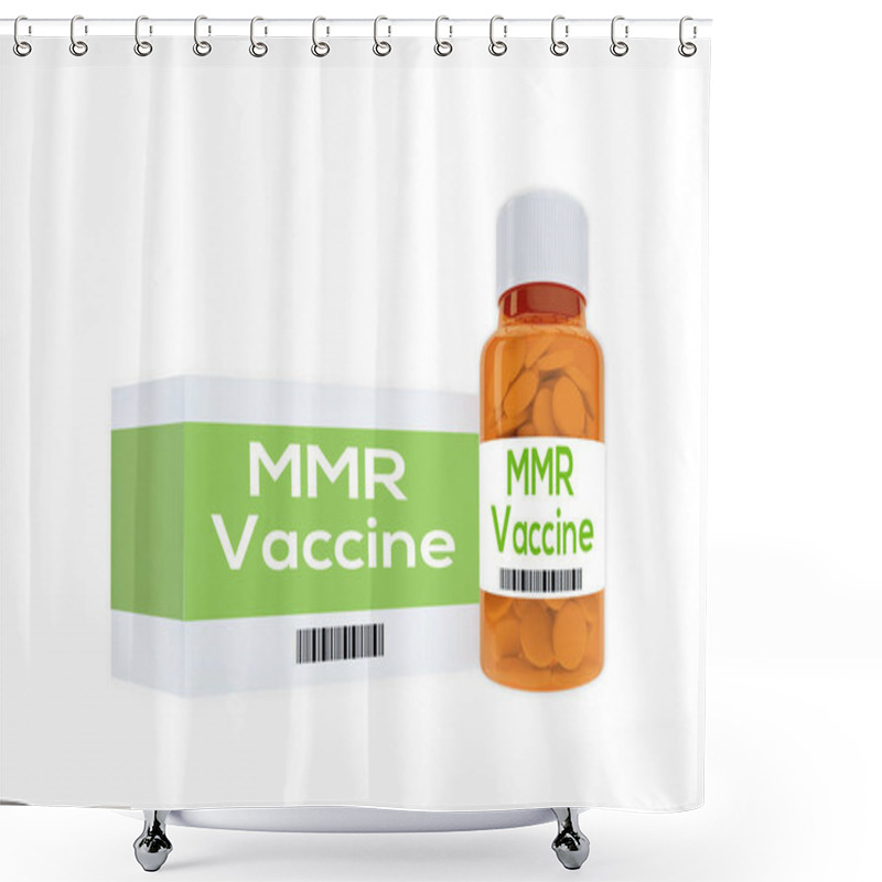 Personality  MMR Vaccine Concept Shower Curtains