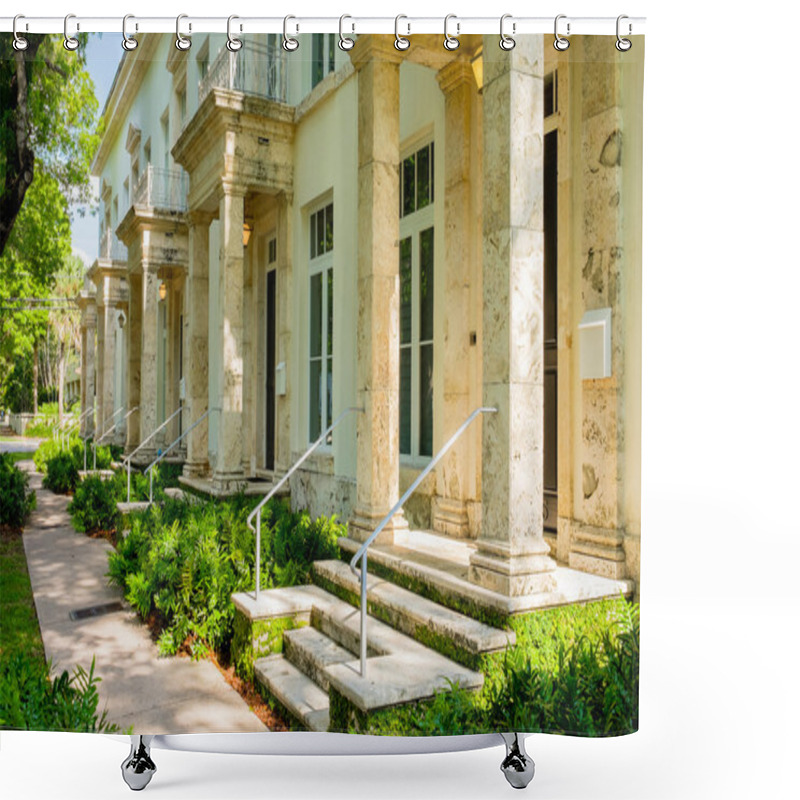 Personality  Townhouses Shower Curtains