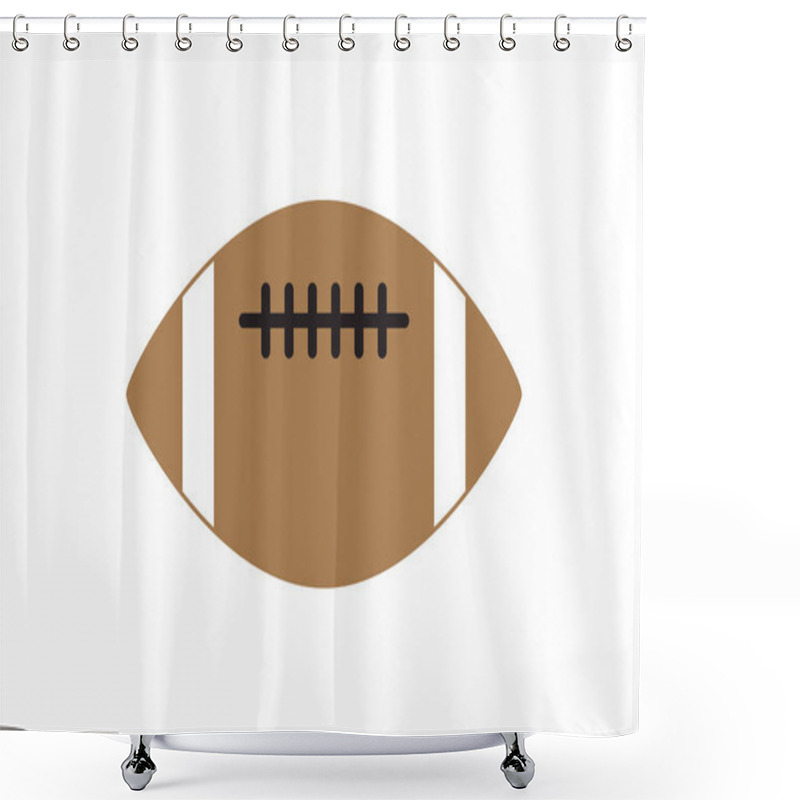 Personality  American Football Ball  Shower Curtains