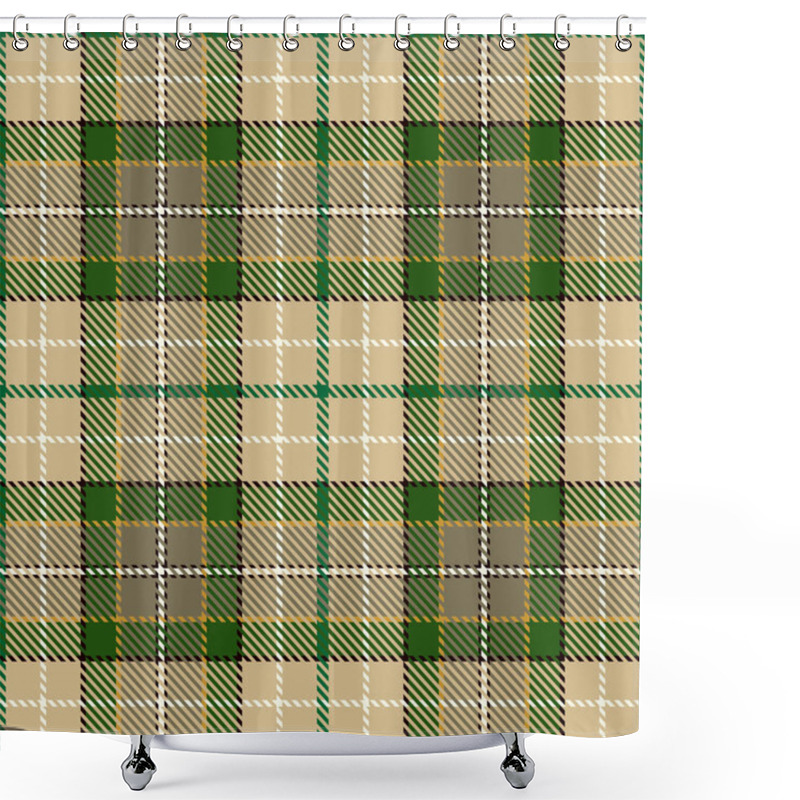 Personality  Plaid Tartan Seamless Pattern Background Shower Curtains