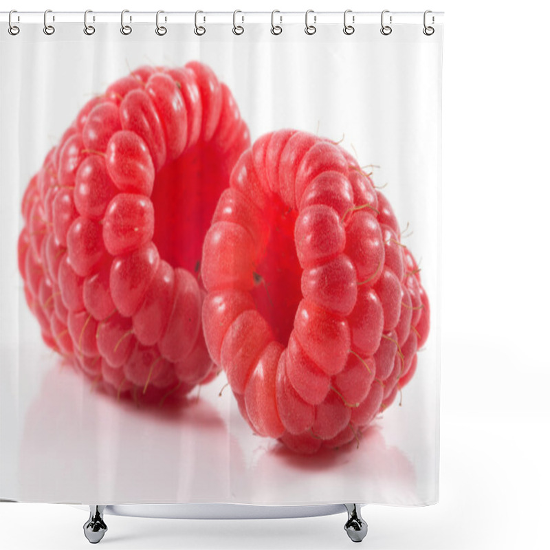 Personality  Two Raspberries Shower Curtains