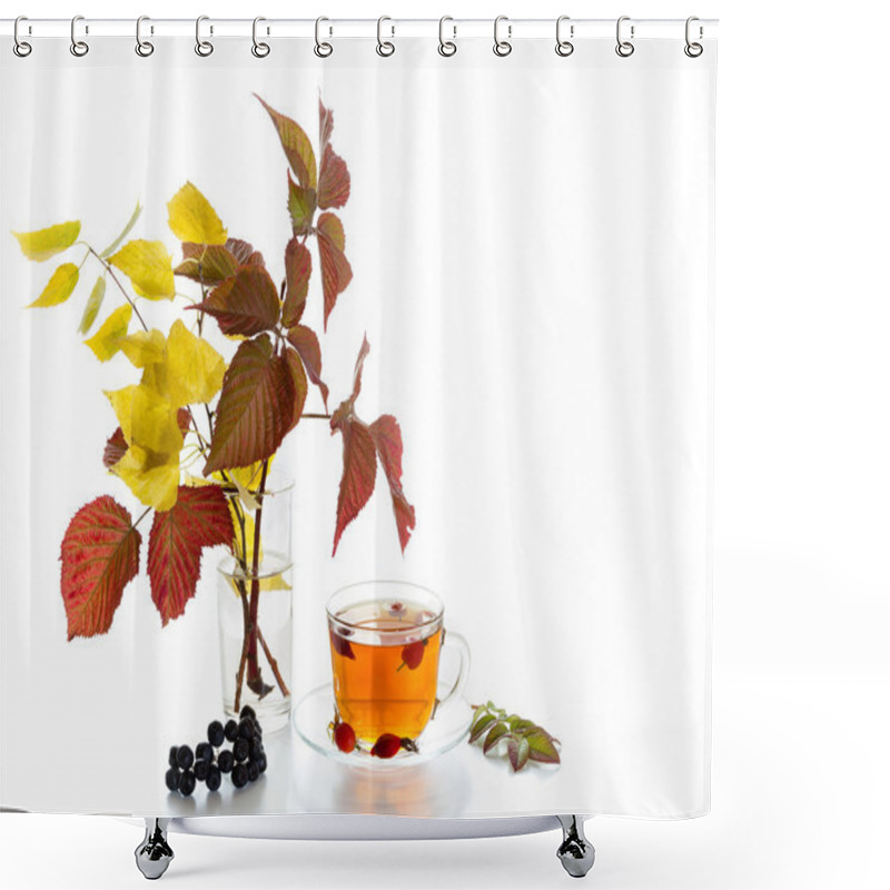 Personality  Tea With Rosehip Shower Curtains