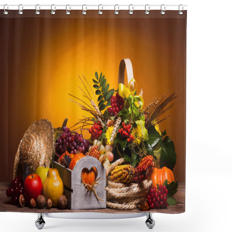 Personality  Happy Thanksgiving Day Shower Curtains