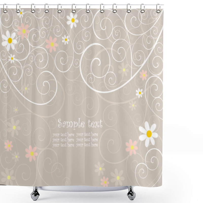 Personality  Wedding Card Shower Curtains