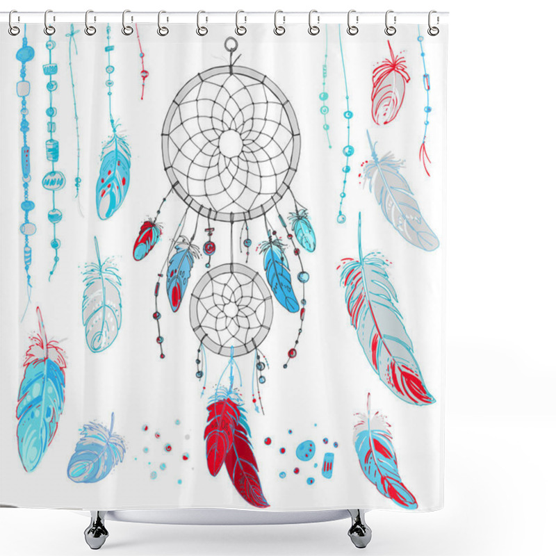 Personality  Native American Indian Dream Catcher Shower Curtains