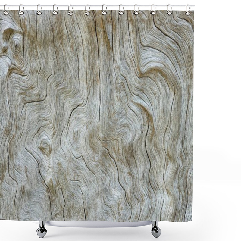 Personality  Close-up Of Intricate Wooden Texture Featuring Natural Curves And Patterns. Shower Curtains