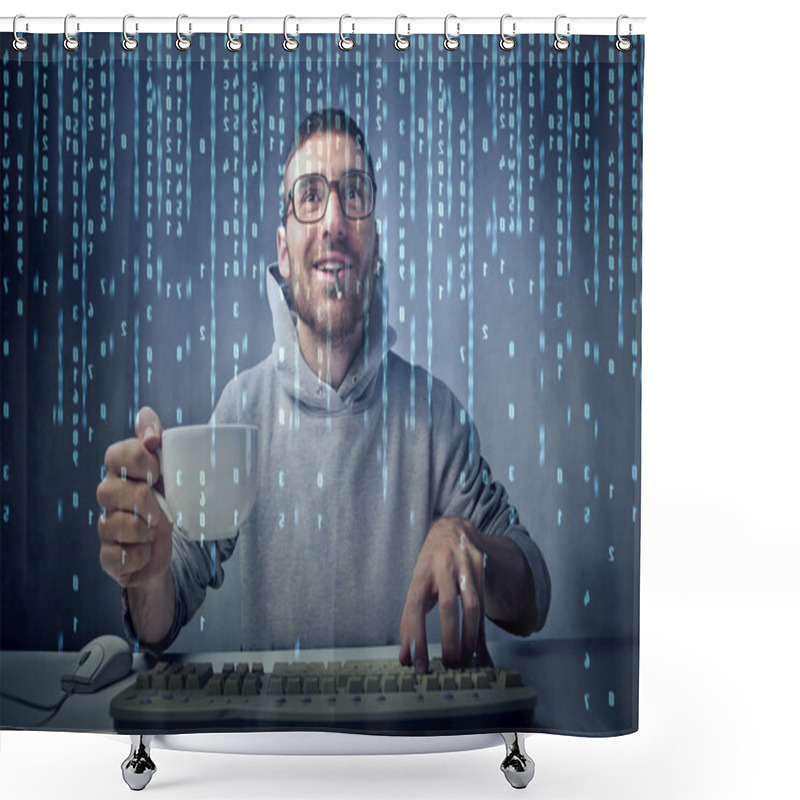 Personality  Programmer Shower Curtains