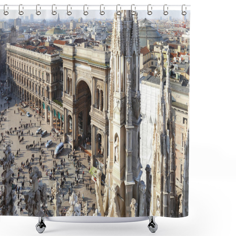 Personality  Galleria Vittorio Emanuele, Milan, Italy Shower Curtains