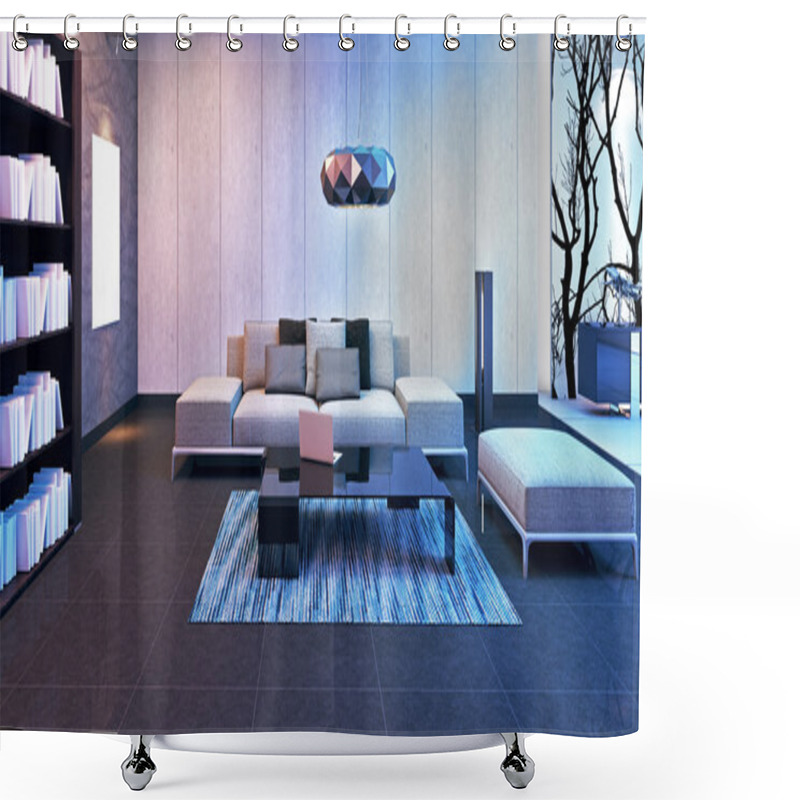 Personality  Modern Interior Design Shower Curtains