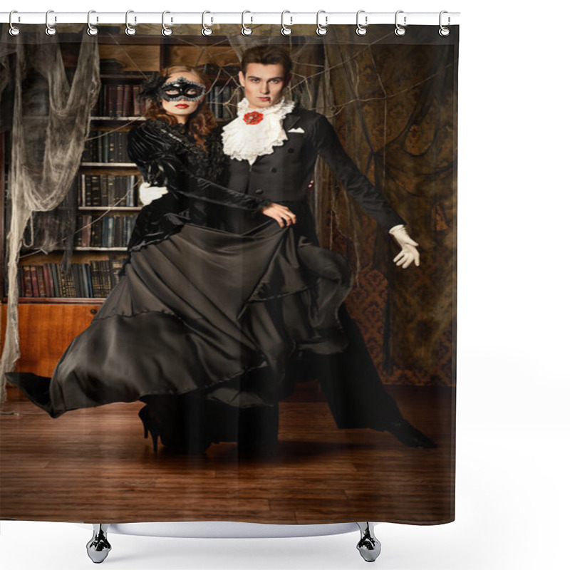 Personality  Dancing Vampires. Halloween. Shower Curtains