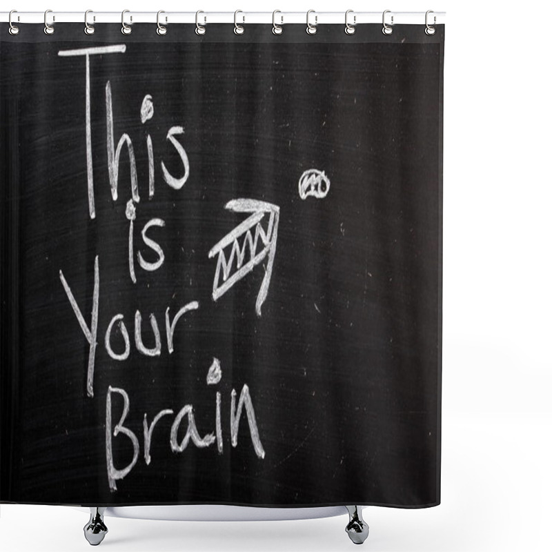 Personality  This Is Your Brain Shower Curtains