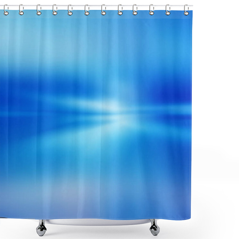 Personality  Abstract Seashore Illustration Shower Curtains