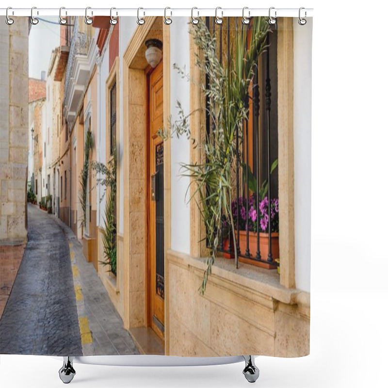 Personality  Old Charming Streets, Spain Shower Curtains