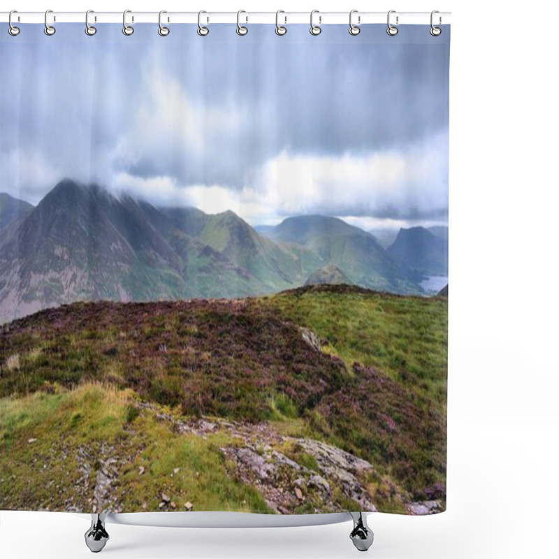 Personality  Cumbrian Mountains From Melbreak Shower Curtains