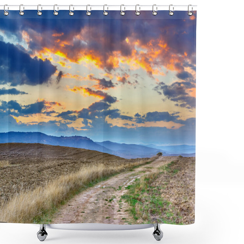 Personality  Tuscany Landscape Shower Curtains