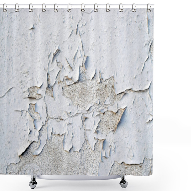 Personality  Empty Old Brick Wall Texture. Old Painting Wall Texture. Abstrac Shower Curtains