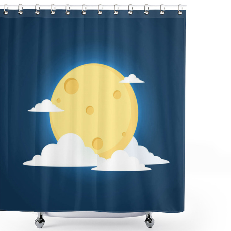 Personality  Banner For Mid Autumn Festival. Asian Harvest Traditional Festival. Chuseok, Mid Autumn Korea Festival. Vector Banner, Background And Poster. Shower Curtains