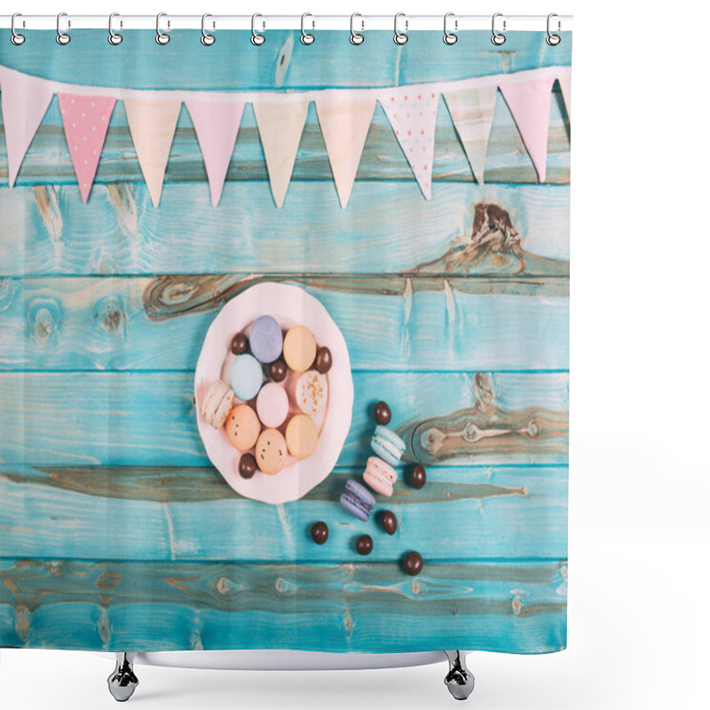 Personality  Macarons Shower Curtains