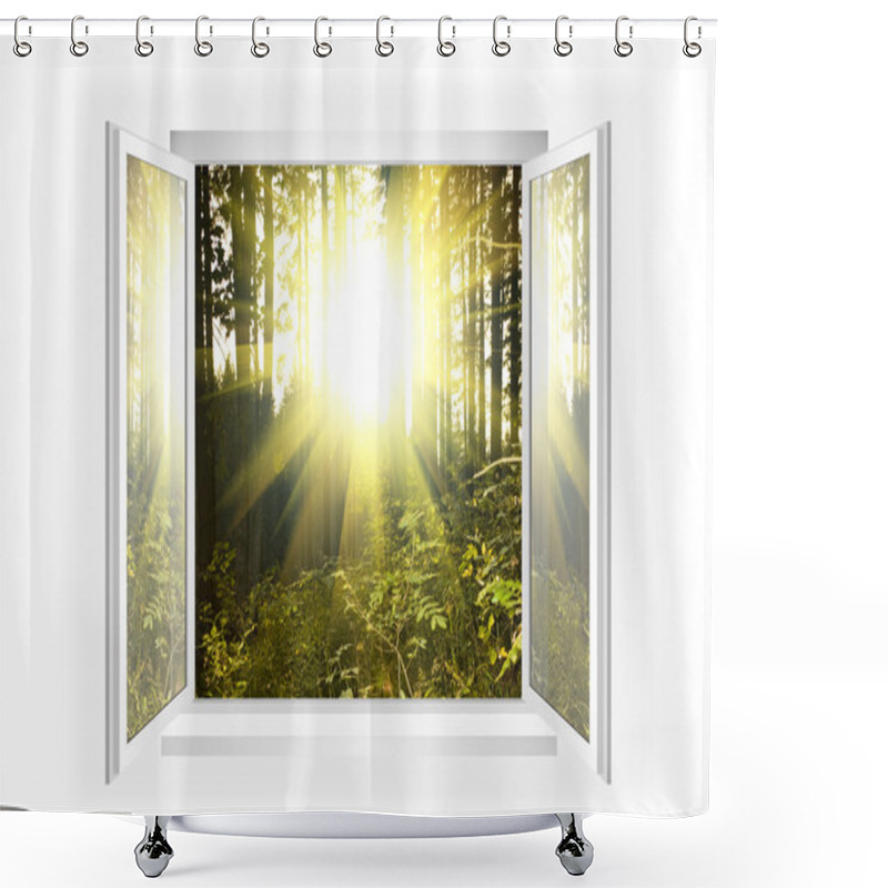 Personality  Window Shower Curtains