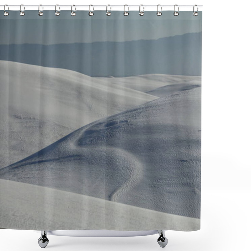 Personality  White Sands National Monument, New Mexico, USA Shower Curtains