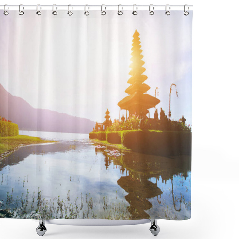 Personality  Temple Pura Ulun Danu Bratan On The Lake In Bali, Indonesia Shower Curtains