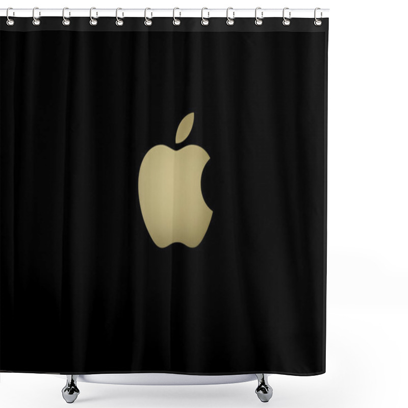 Personality  Apple Store Shower Curtains