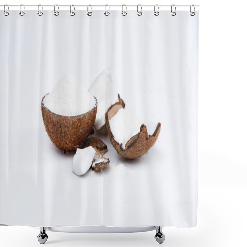 Personality  Organic Coconut With Shavings  Shower Curtains