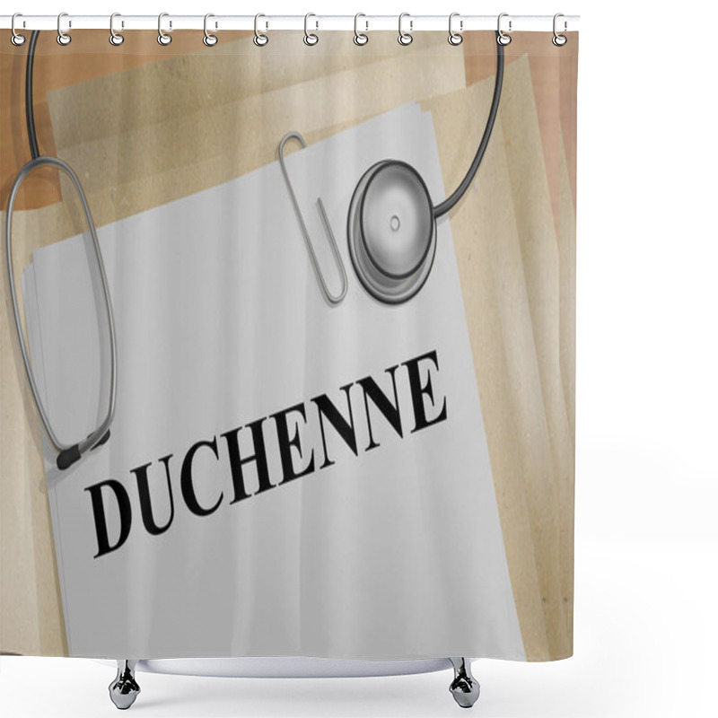 Personality  Duchenne Medicial Concept Shower Curtains